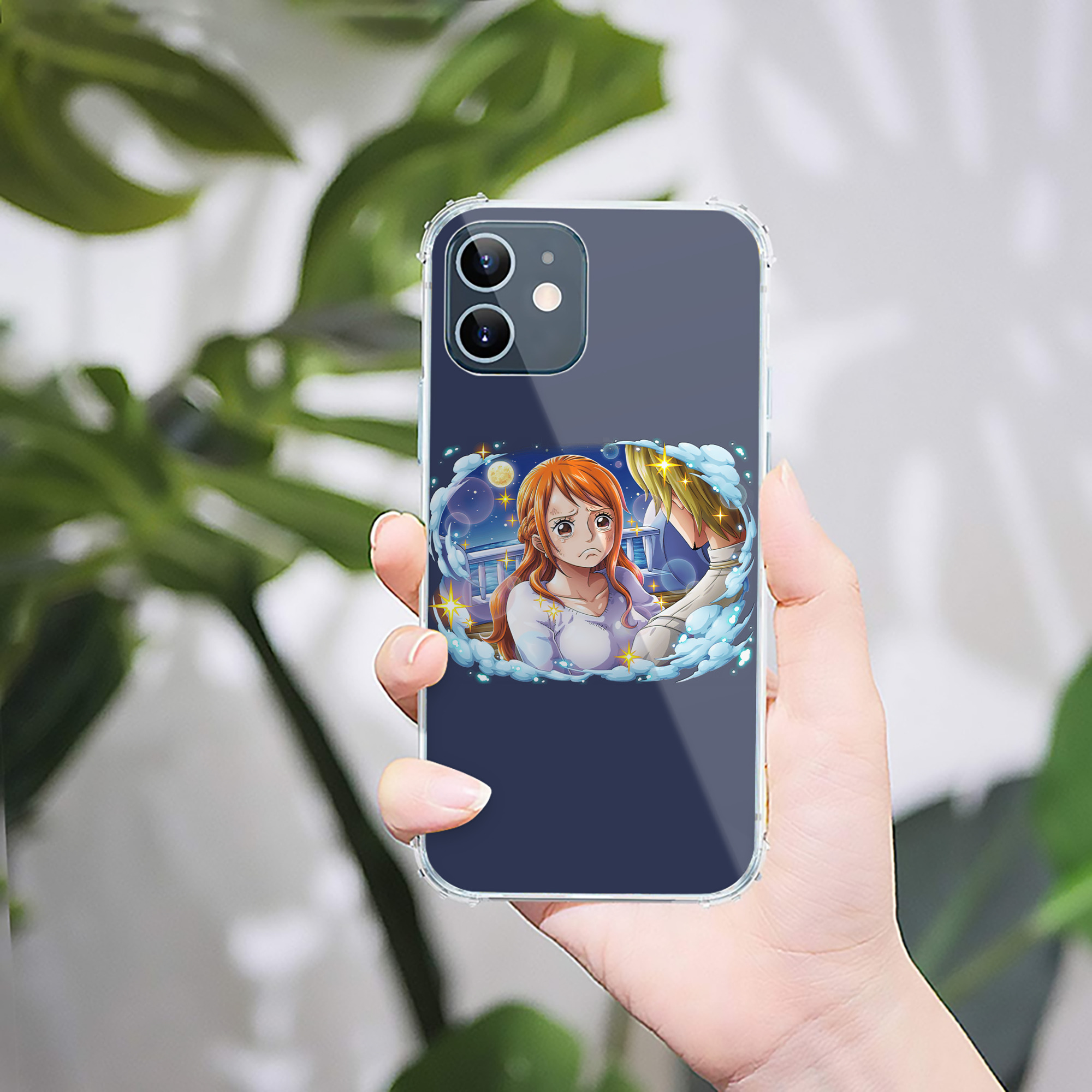 （画像用） ワンピース ナミ ONE PIECE Nami 【iPhone 12シリーズ対応】透明スマホケース（クリアソフトケース）
